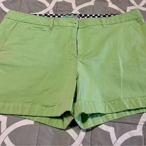 Boden Green Shorts Cotton Blend Classic